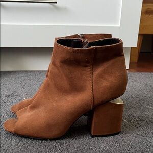 Qupid Tan Ankle Booties